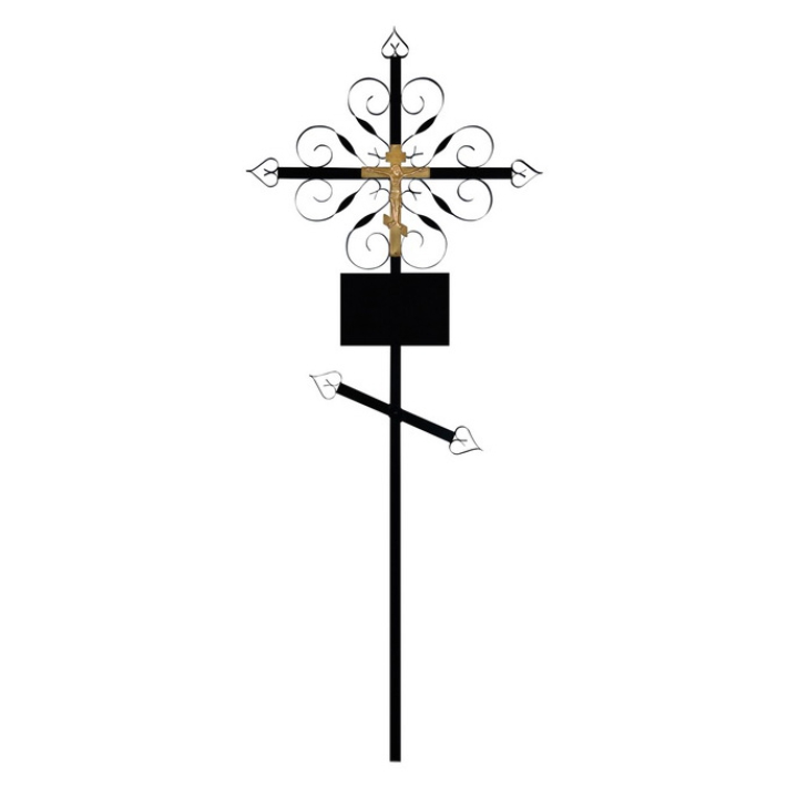 Крест металлический № 10